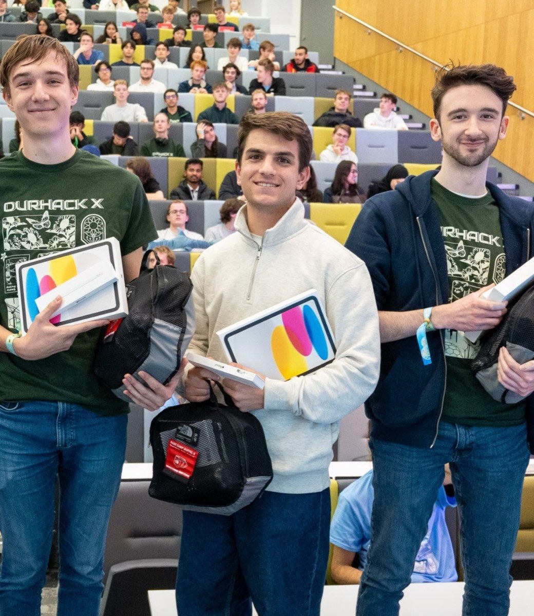 Durhack team with iPads